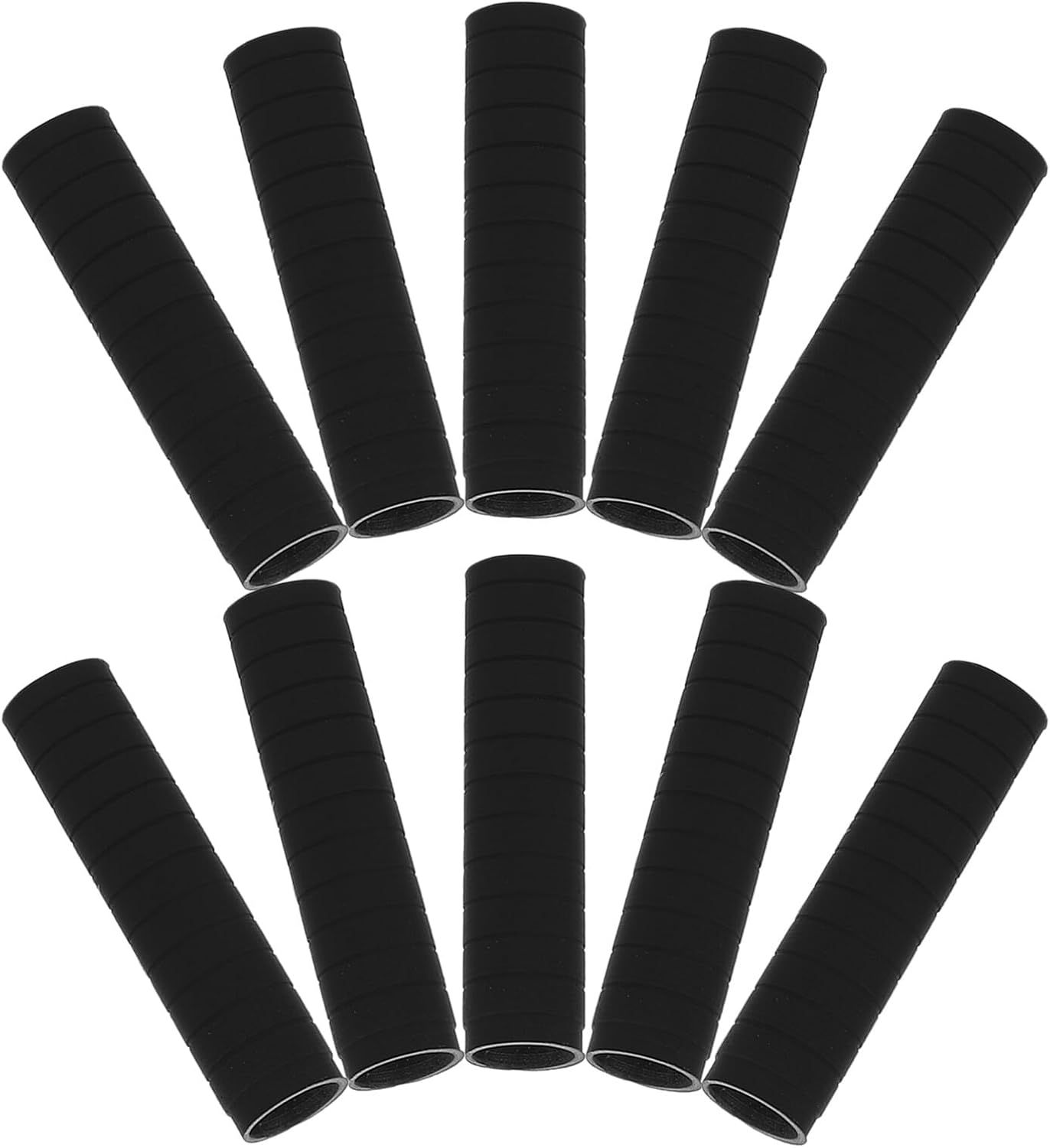 Pack Of 10 Silicone Pen Covers With Non-slip Function Ergonomic Silicone Cases For Pens Protective Cases For Stylus Pens Black Pen Grips