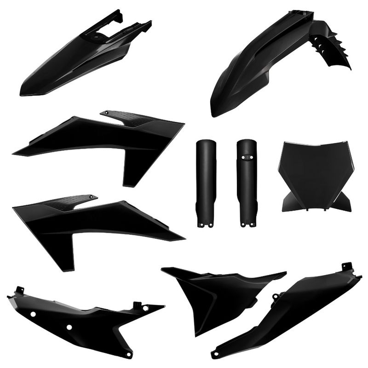 Verkleidungssatz Polisport Ktm Sx Sxf Xc 23 24 Schwarz Robust