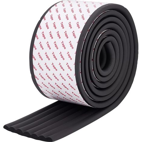 2 M Flexible Schwarze Leiterleiste Für Etagenbetten Mit Starkem Klebstoff, Leiterabdeckung Für Etagenbetten, 81 Mm Breit, Zum Schutz Von Ecken Und Treppenfüßen