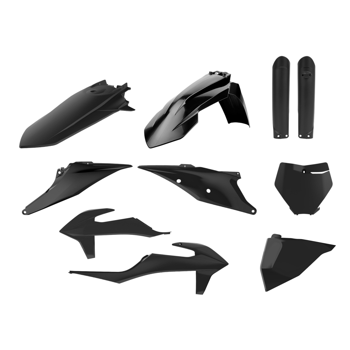 Verkleidungssatz Polisport Ktm Sx Sxf 19 22 Schwarz Robust