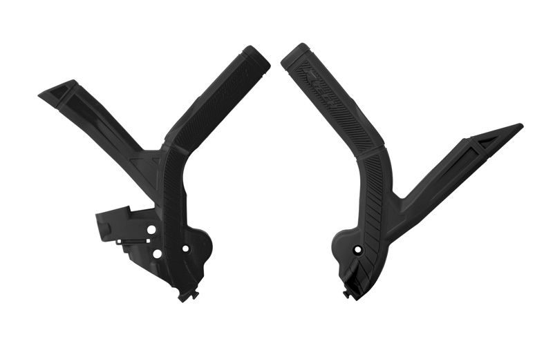 Racetech (rtech) 2025/12 Rahmenschutz (set) Bi-material Super Grip Beta Rr 250 / 300 / 350 / 390 / 430 / 480 '24, Farbe Schwarz