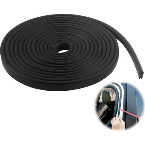 Epdm-kantenschutzprofil, Gummidichtung Für Bleche, Autotüren, Luken, Tischkanten, Effektiver Und Langlebiger Schutz (2 Mm X 3 M) (schwarz)