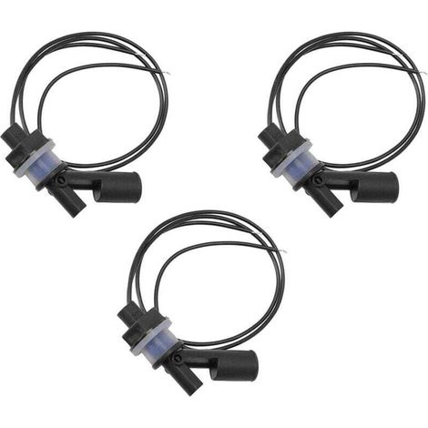 Ulisem Set Mit 3 Kunststoff-wasserstandssensoren Mit Horizontalem Schwimmerschalter Für Aquarien