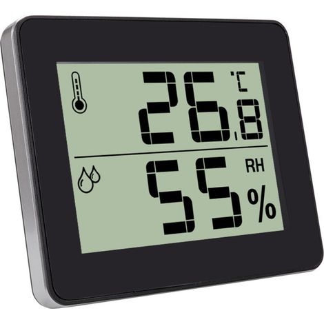 Minimalistisches Digitales Thermometer-hygrometer Für Smartphones