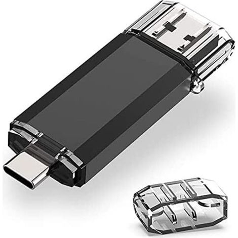 Usb-doppelschnittstelle 128 Gb Usb 3.0 Und Usb Typ-c Otg Für Macbook, Chromebook, Samsung Galaxy, Huawei Matebook