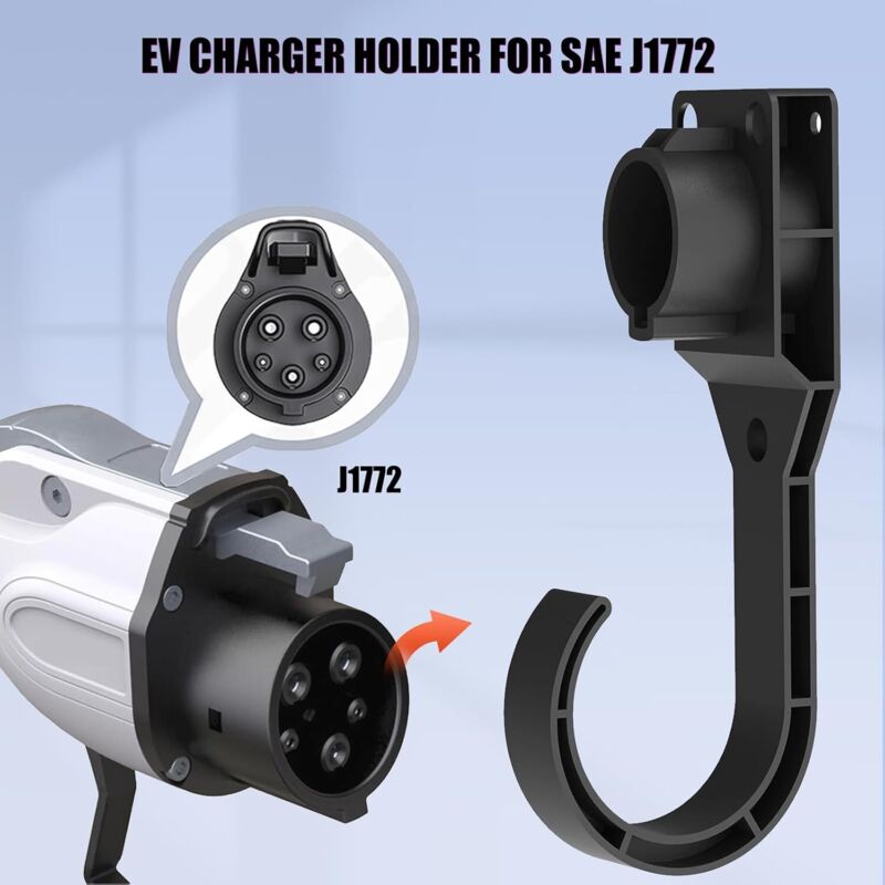 Halterung Für Elektrofahrzeug-ladegerät Gemäß Sae J1772-standard, Schutzbasis Für Die Ladespitze, Halterung Für Laderegler Für Alle Fahrzeuge