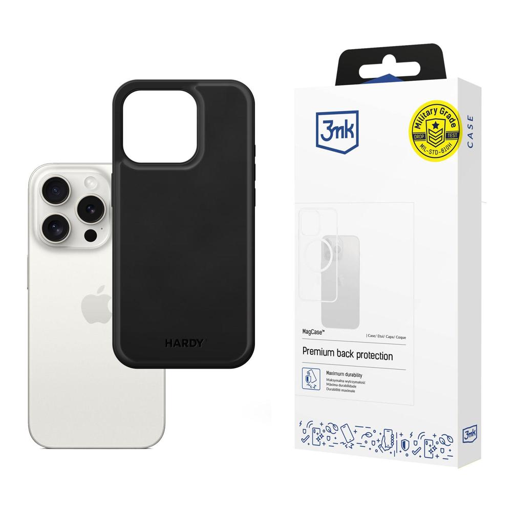 Apple Iphone 15 Pro Max - 3mk Hardy Apple Silky Leather Magcase