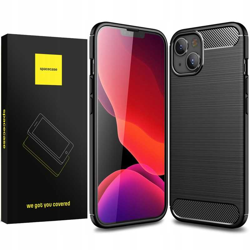 Spacecase Carbon Iphone 14 Plus Schwarz