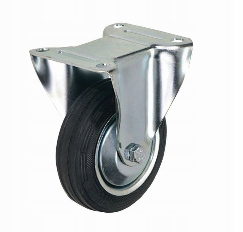 Domino Lenkrolle Mit Schwarzem Rad 80 Mm/80 Kg, Feste Platte
