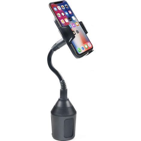Universelle Autohalterung Mit 8,4 Cm Flexiblem Arm, Verstellbarer Getränkehalterhalterung Für Iphone, Smartphone Und Handy