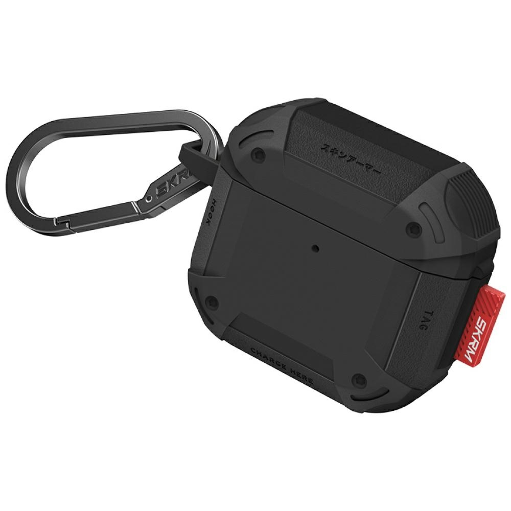 Skinarma Mecha Ce Hülle Für Airpods 4 Schwarz