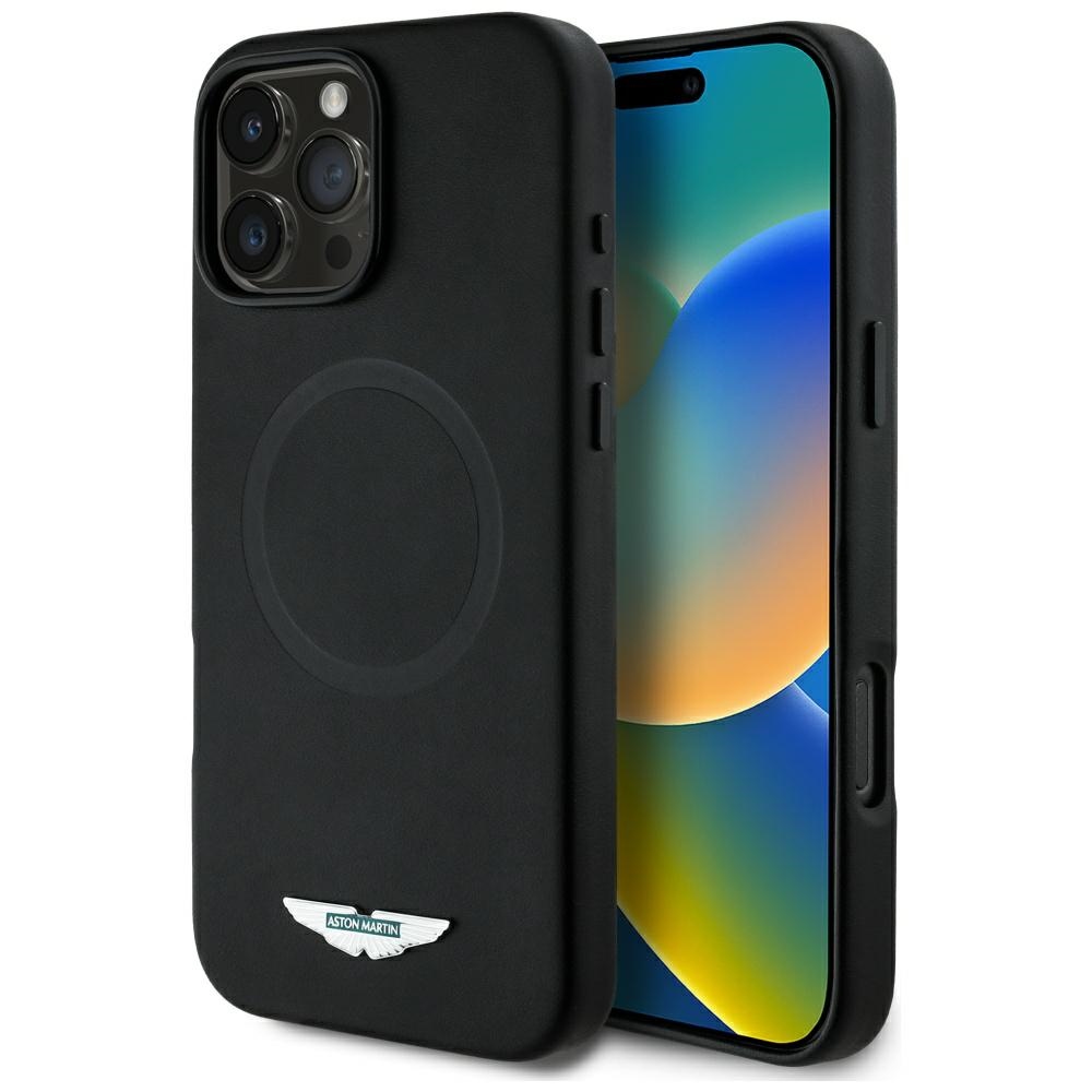 Iphone 16 Pro Aston Martin Magsafe Hülle Schwarz