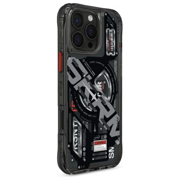 Skinarma Magnetische Ladehülle Für Iphone 16 Pro, Schwarz