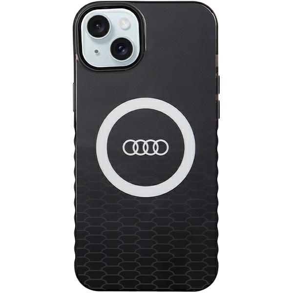 Iphone 15 Plus Audi Big Logo Magsafe Hülle Schwarz