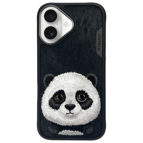 Nimmy Big Eyed Pet 2.0 Panda Iphone 16 Hülle Schwarz