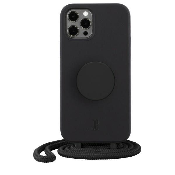 Iphone 12 Pro Max Just Elegance Popgrip Hülle Schwarz