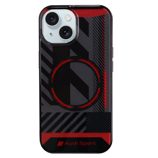 Iphone 15 Audi Iml Sport Magsafe Hülle Schwarz