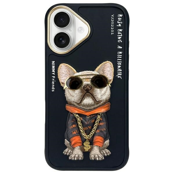 Nimmy Cool Dog Iphone 16 Hülle Schwarz