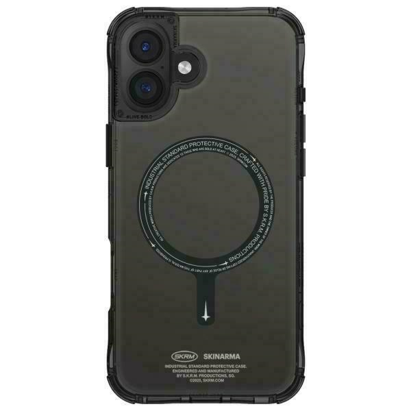 Skinarma Magnetische Ladehülle Für Iphone 16 Plus, Schwarz