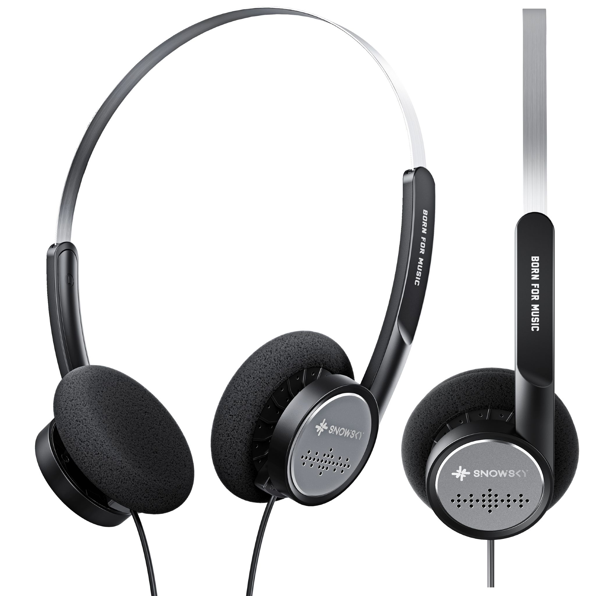 Fiio Snowsky Wind – Schwarz – Over-ear-kopfhörer Im Retro-stil