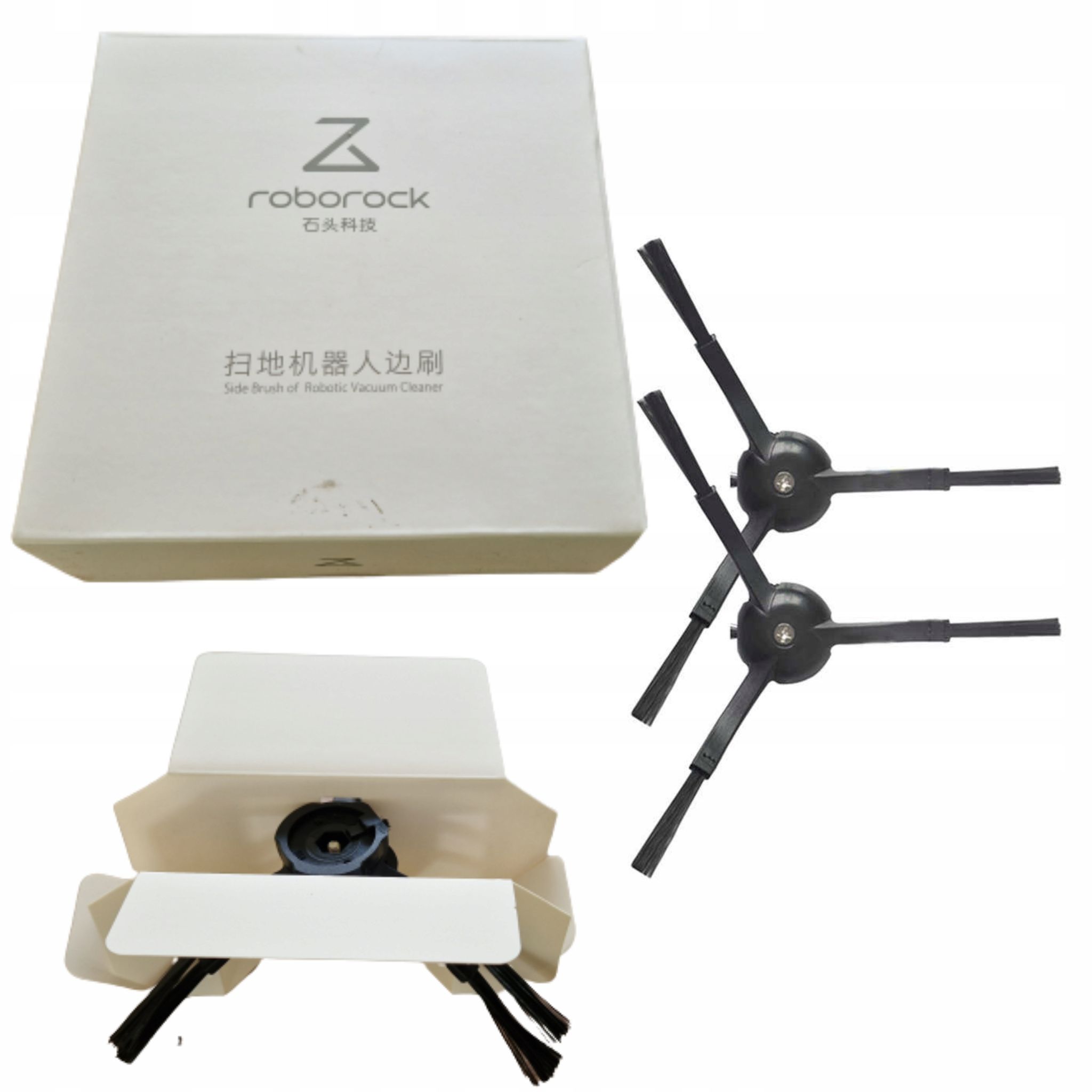Perii Laterale Pentru Roborock S50 / S6 / S8 / Mop 2 Pro - Schwarz - Original, Areose