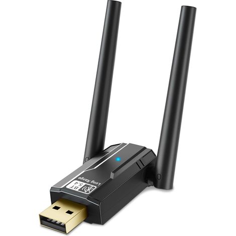 Bluetooth-dongle 5.4, Bluetooth-stick Für Pc, 150m Usb-bluetooth-stick Plug & Play, Für Desktop, Laptop, Pc, Headset, Tastatur, Maus, Bluetooth-stereoanlage, Mit Windows 11/10/8.1/7