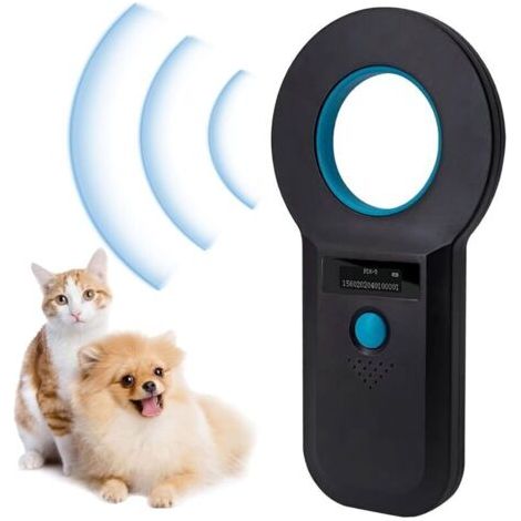 Mikrochip-lesegerät Für Haustiere, Mikrochip-detektor, Rfid-chip-lesegerät, Tragbarer Chip-scanner (134,2 Khz/125 Khz) Mit Oled-display Für Iso11784/11785/fdx-b/emid-lesegeräte