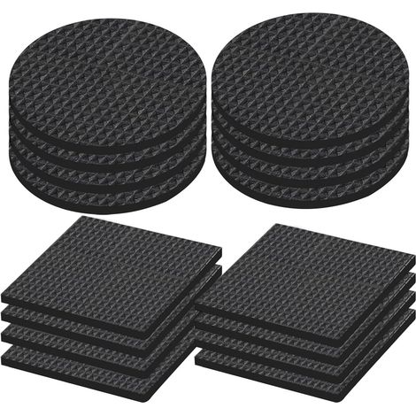 16 Stuhlgleiter, Rutschfeste Pads, Gummifüße, Selbstklebende Möbelgleiter, Schutzpads Für Holzböden, Tischbeine, Stühle, Betten