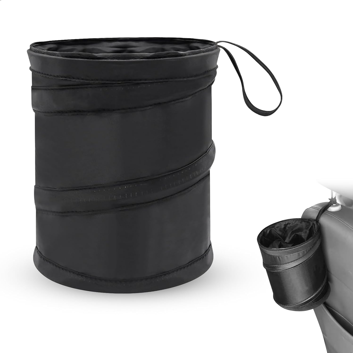 Mülleimer Fürs Auto, Mülleimer Für Wohnmobile, Aufbewahrungstasche Fürs Auto, Faltbarer Auto-organizer, Hängendes Autozubehör Für Camping, Reisen, Aufbewahrung Von Gadgets (kreis)