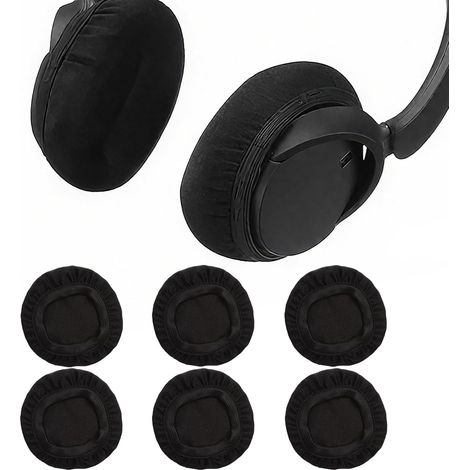 6-teiliges Set Ohrstöpsel – Waschbare Stretch-stoffbezüge Für 6–8,5 Cm Kopfhörer – Staub- Und Schweißschutz Für Sony, Bose Und Sennheiser