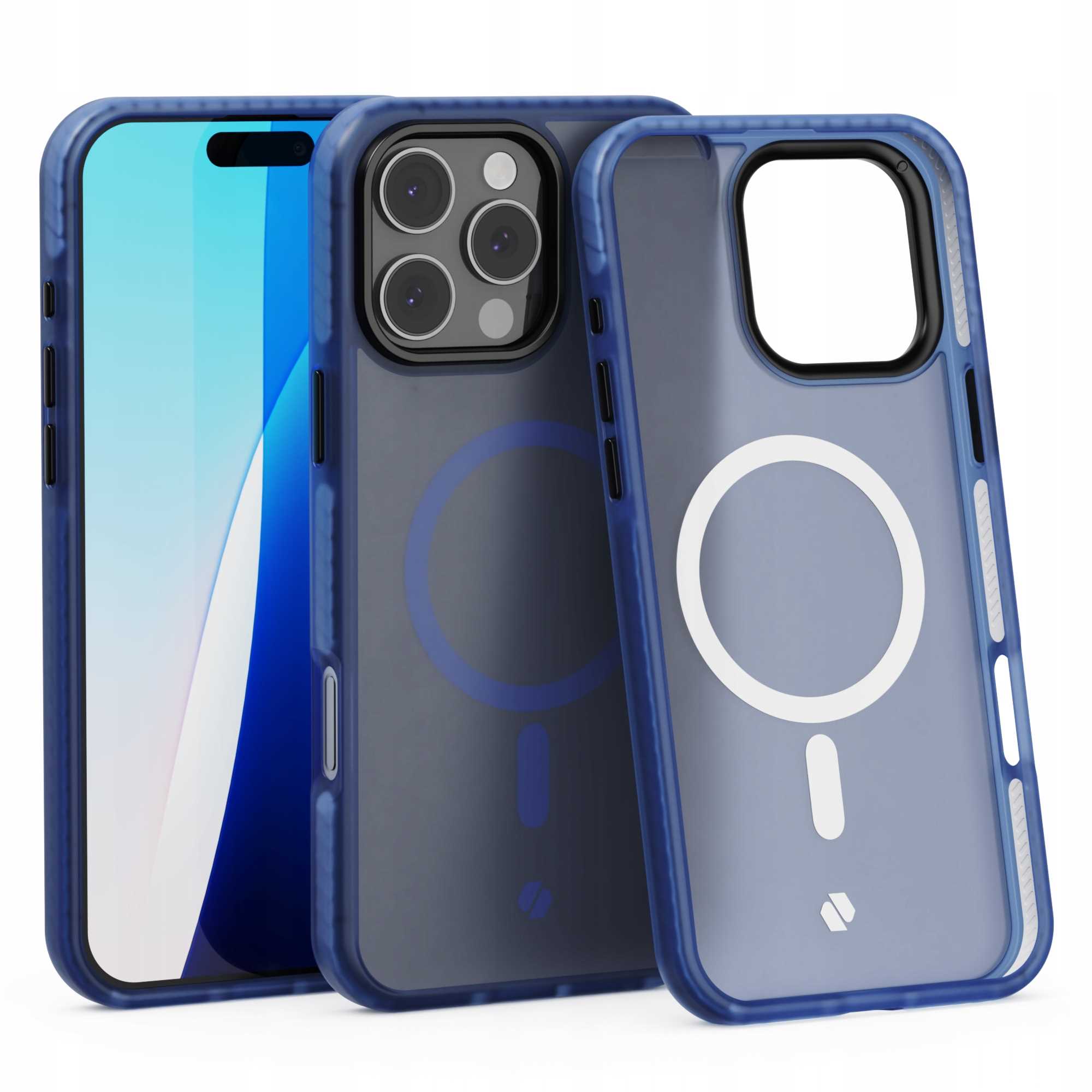 Spacecase Hybrid Fusion Mag Iphone 16 Pro Max Dunkelblau