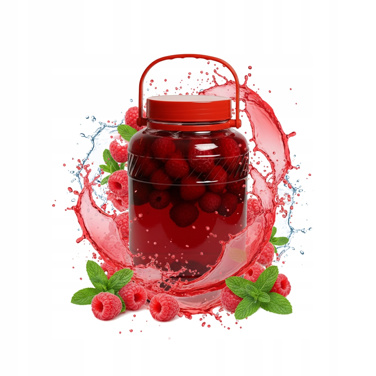 5-liter-einmachglas Aus Glas Mit Henkel Für Konfitüren, Tinkturen Und Wein.