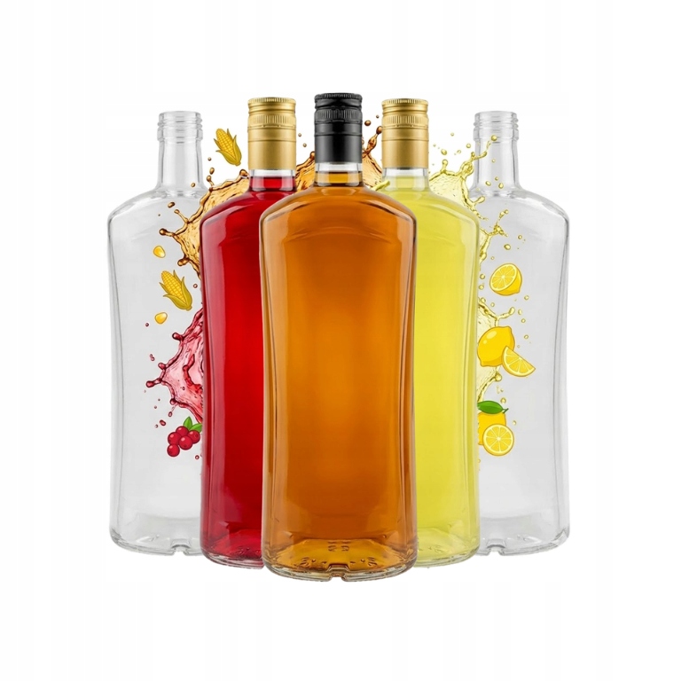 5x Diva-flaschen 1000ml Flasche Für Wein, Alkohol, Moonshine, Geschenk, Hochzeit, Saft 1l