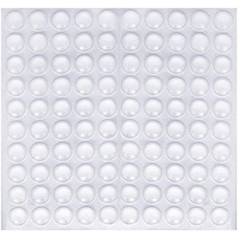 200 Stück Transparente Klebepads, Rutschfeste Und Geräuschdämpfende Polster, Schutzstopper Aus Gummi, Zur Geräuschdämpfung Für Türen, Schränke, Tastaturen