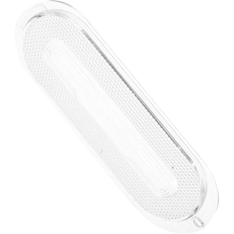 Ovaler Led-lampenschirm Für Dunstabzugshauben, Ersatz-abs-klarglas, Langlebiger Schutz Für Die Küchenbeleuchtung