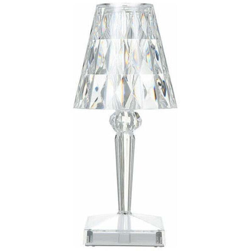 Kristall-diamant-nachttischlampe, Helligkeit Und Farbtemperatur Einstellbar, Usb-nachtlicht, Für Stimmungsvolles Schlafzimmerambiente