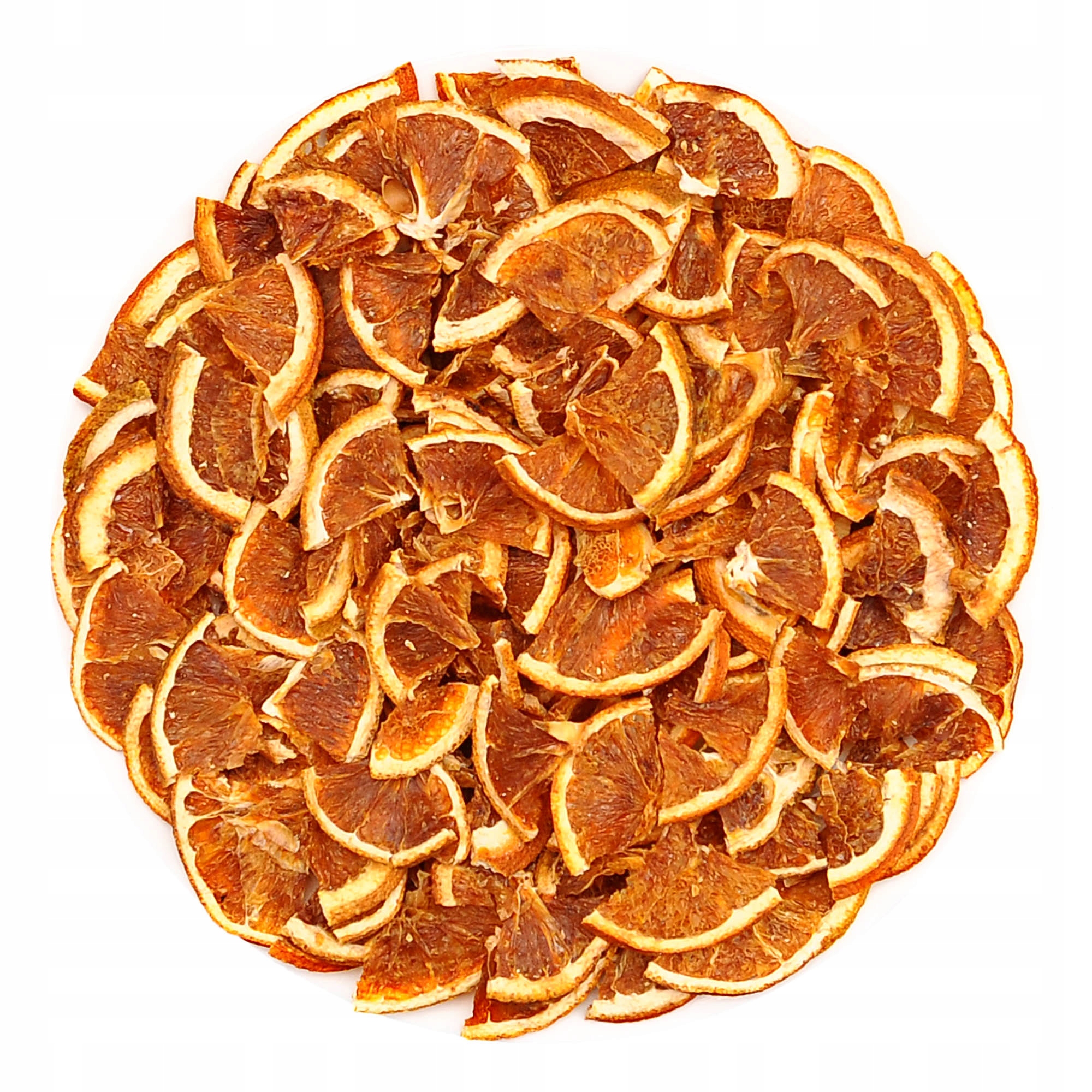 Getrocknete Essbare Orangenviertel - 50 G