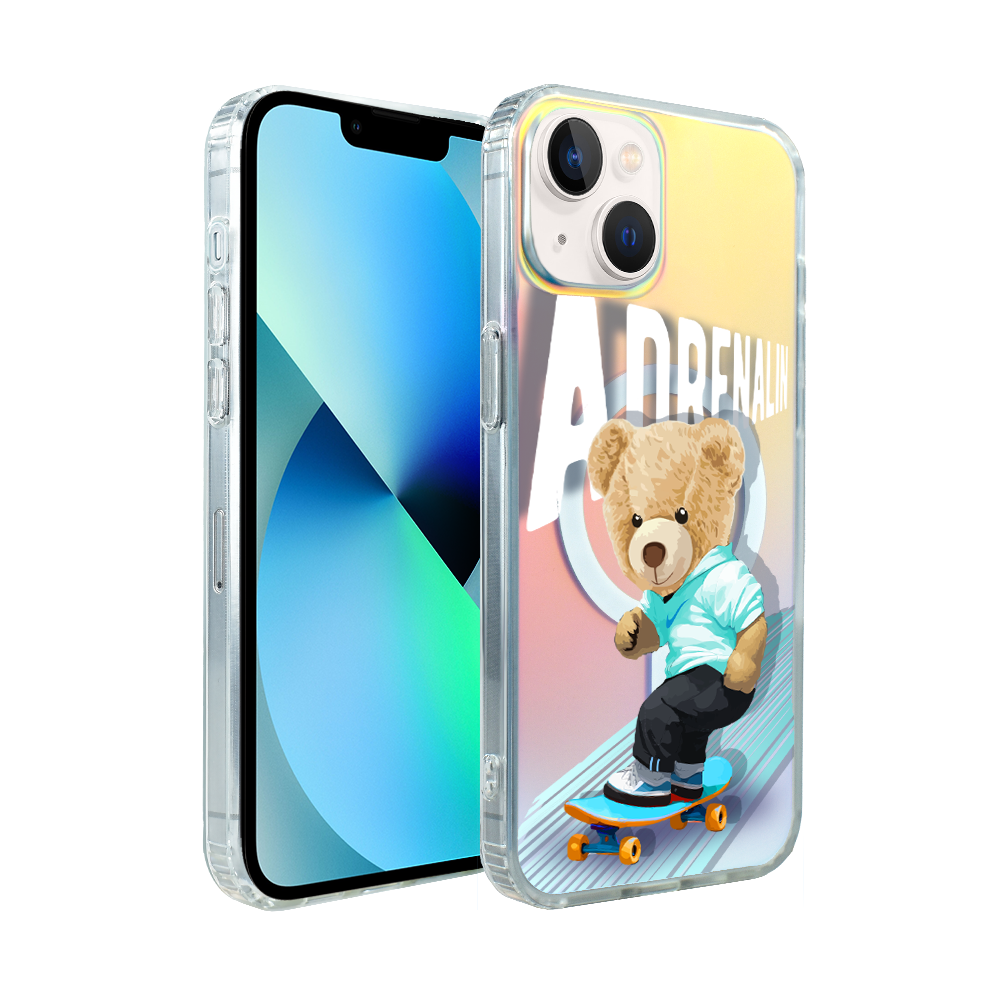 Iphone 13 Ibizu California Sunset Hülle Mit Magsafe, Farbwechsel, Adrenalin Und Skateboard-motiv