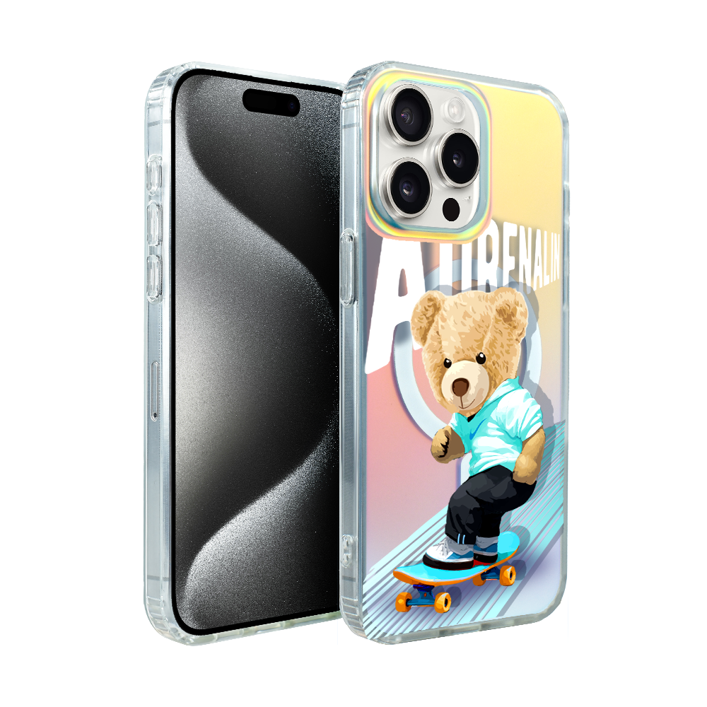 Iphone 15 Pro Max Ibizu California Sunset Hülle Mit Magsafe, Farbwechsel, Adrenalin Und Skateboard-motiven