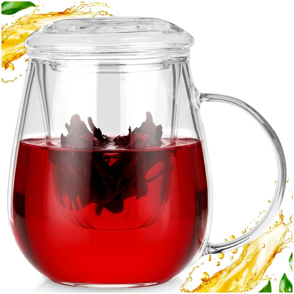 Becher Mit Glas-teesiebdeckel, 530 Ml