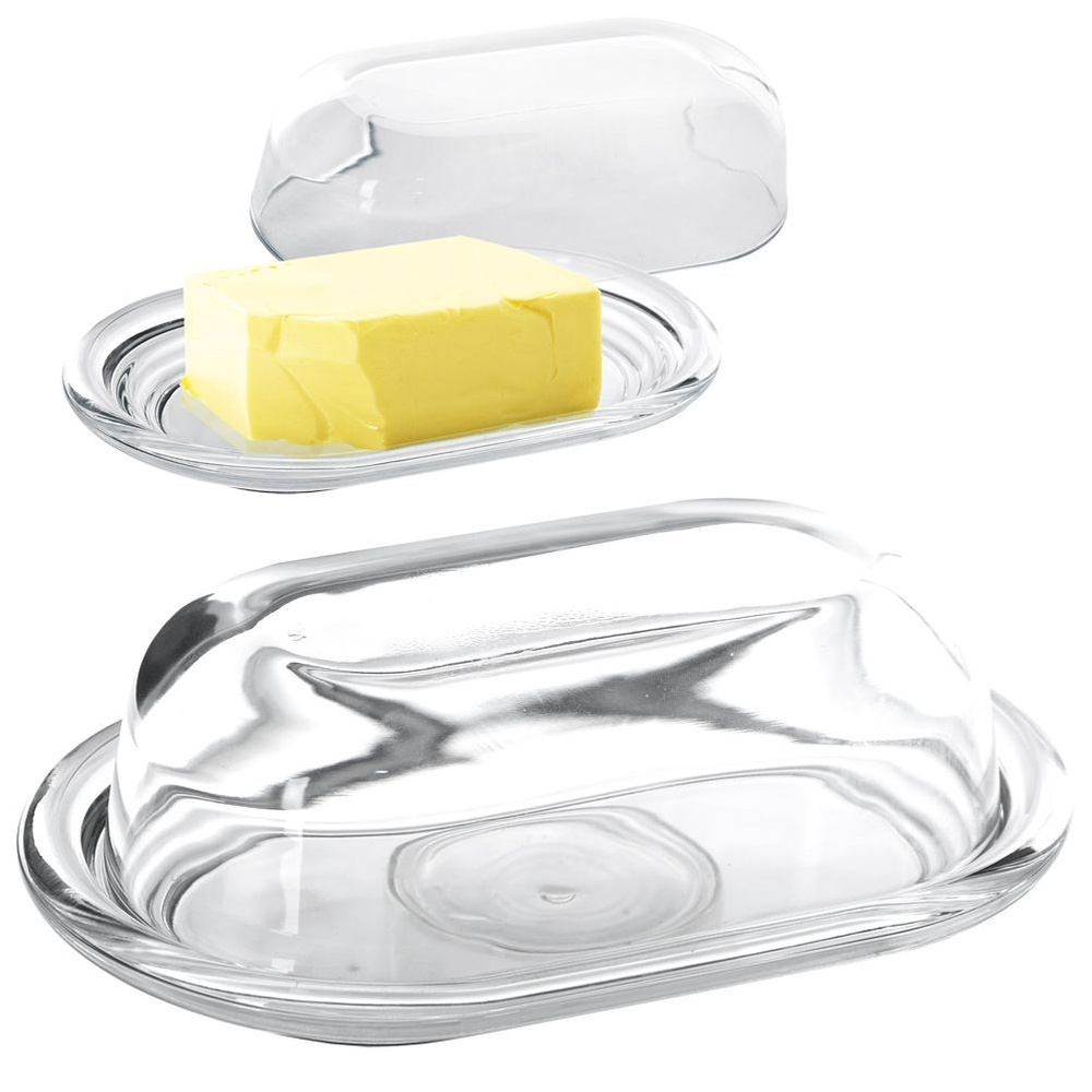 Butterdose Aus Glas Mit Deckel Zur Aufbewahrung Von Butter