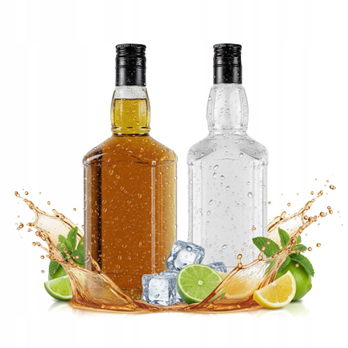 Daniel Flasche 500ml Für Whisky Brandy Bourbon 0,5l Glasflaschen Bimberek