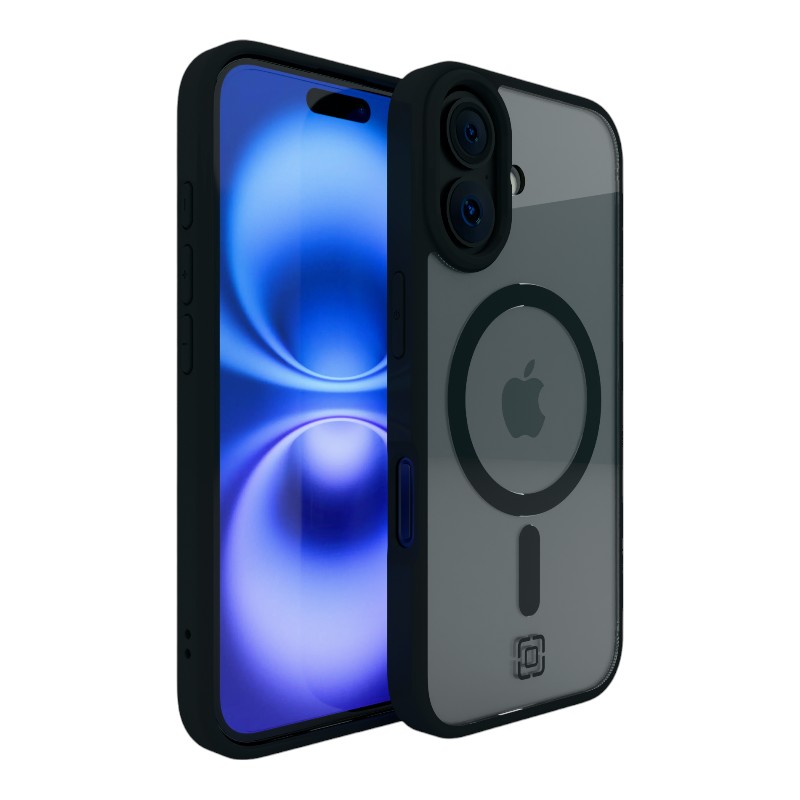 Incipio Velocity Magsafe - Iphone 16 Hülle (transparent / Schwarz)