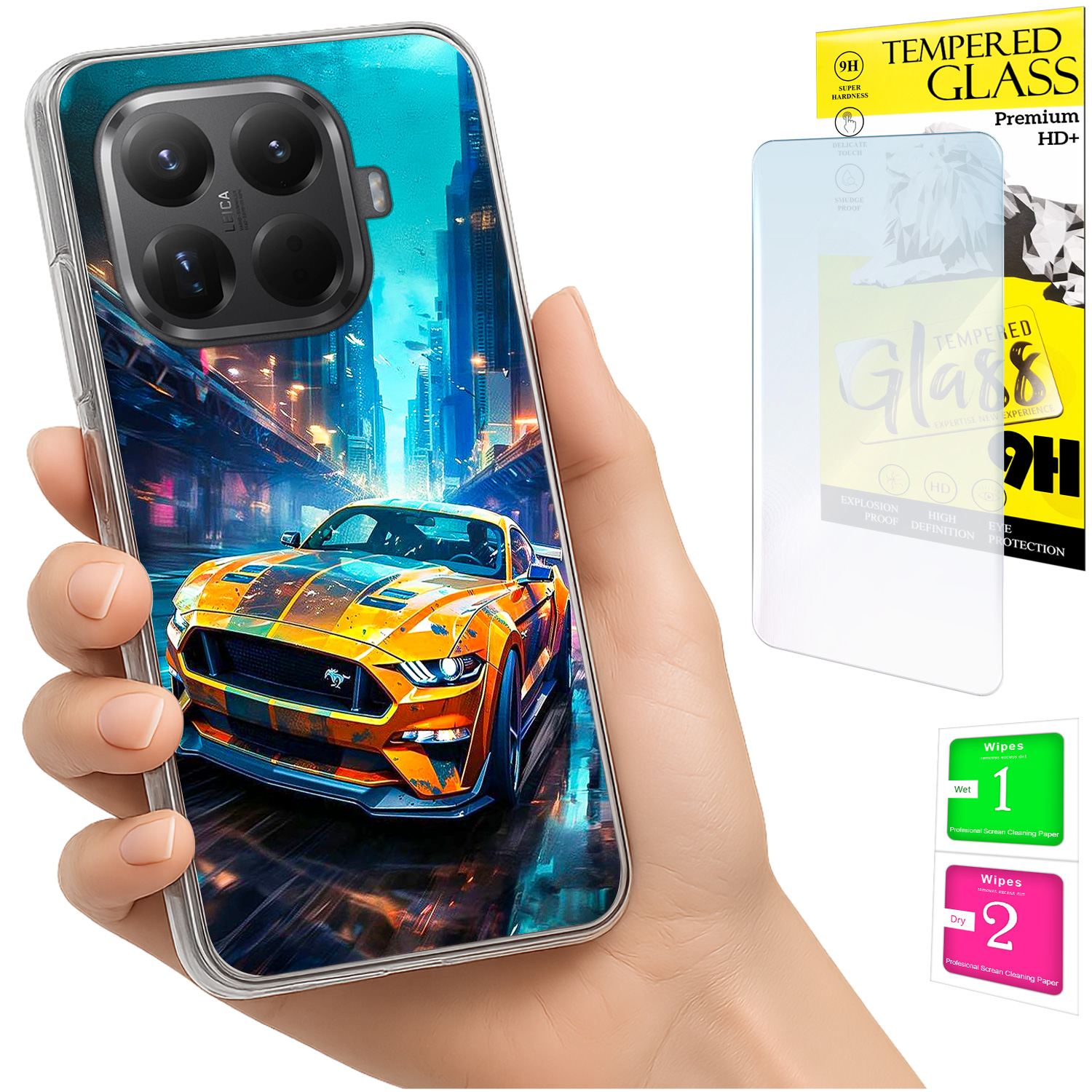 Schutzhülle Für Xiaomi 15t Pro: Rückseite Mit Fotoschutz + 9h-glas