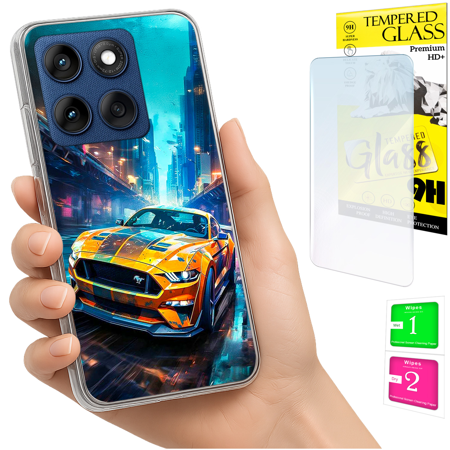 Schutzhülle Für Motorola Edge 60 Fusion / Edge 60 Gehäuse, Rückseite, Glas