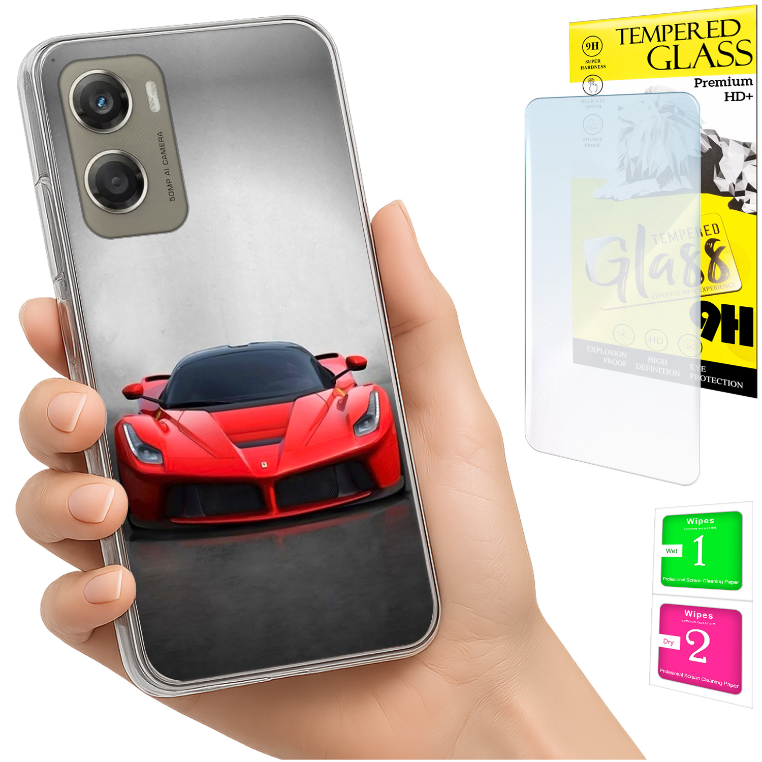 Schutzhülle Für Motorola Moto G06 / G06 Power: Gehäuse, Rückseite + Glas