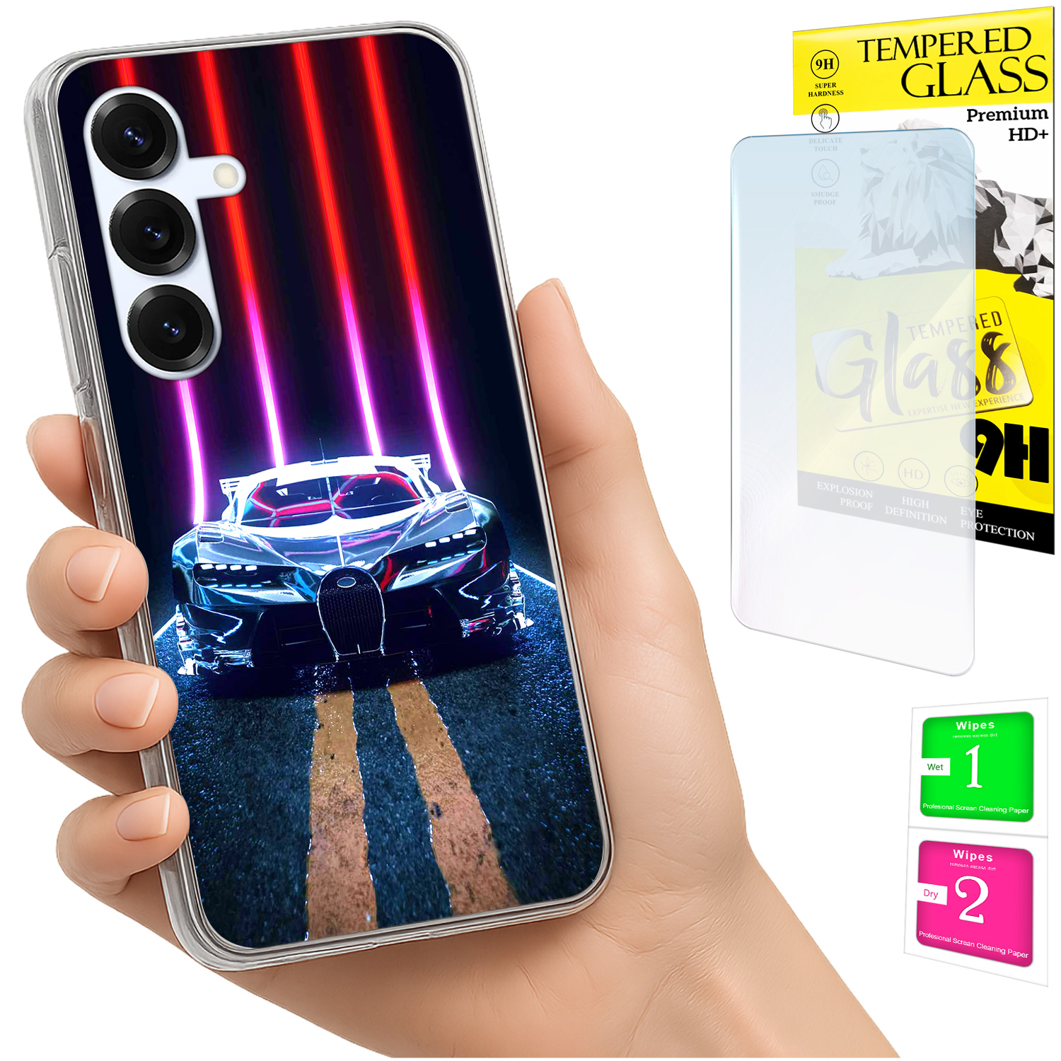Schutzhülle Für Samsung Galaxy S25 Fe: Foto-rückseite + 9h-glas