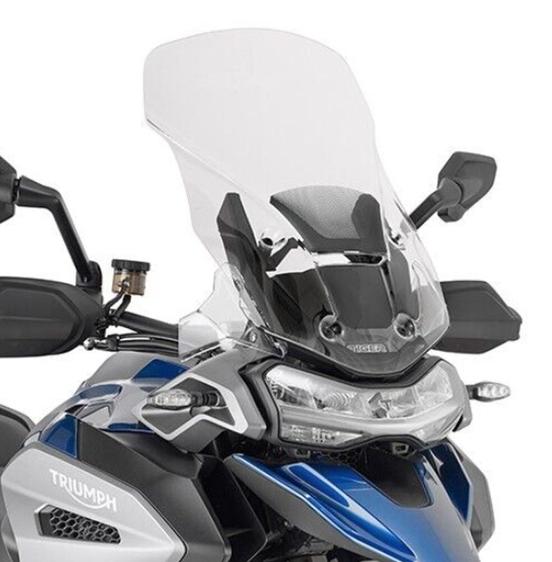 Kappa Windschutzscheibe Für Triumph Tiger 1200 Gt Explorer (ab 2022), Husqvarna Norden 901 (ab 2022), Klar, 57 X 38 Cm (h X B), 12,5 Cm Höher Als Original, Klar
