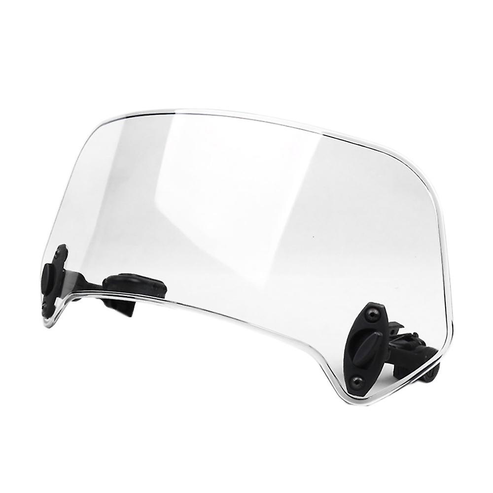 Transparente, Universelle, Verstellbare Motorrad-windschutzscheibenverlängerung Mit Spoiler Und Luftabweiser