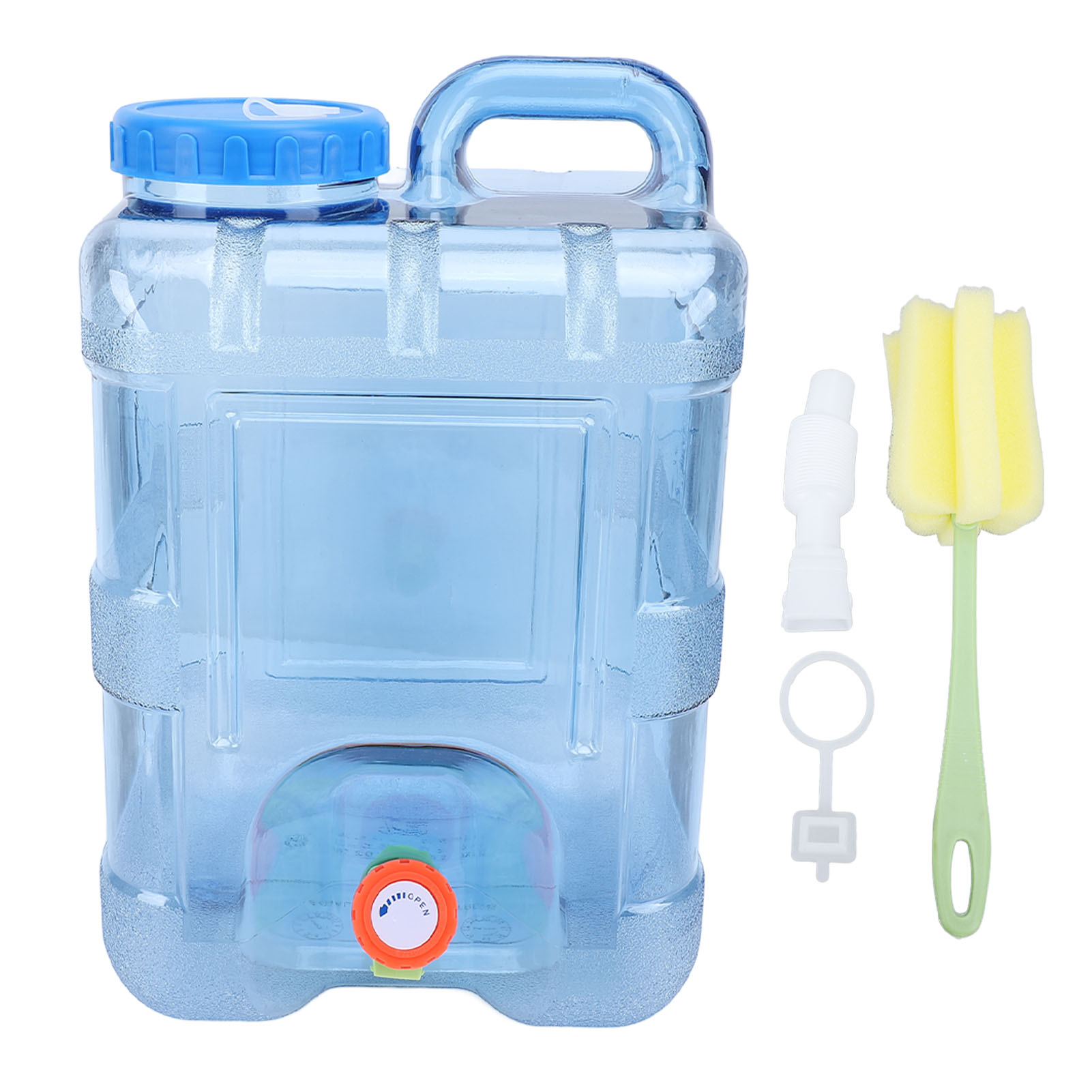 15-liter-wassertank Für Wohnmobile, Lebensmittelechtes Pc, Tragbar Und Transparent, Mit Wasserhahn, Für Wohnwagen, Yachten Und Reisemobile.